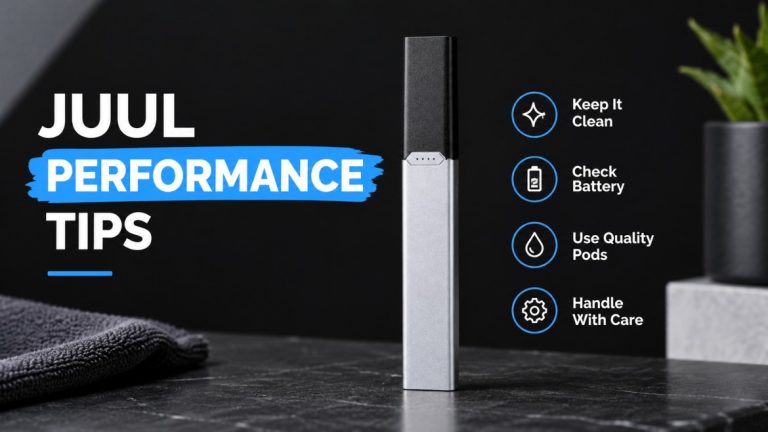JUUL device and pods maintenance and cleaning UAE