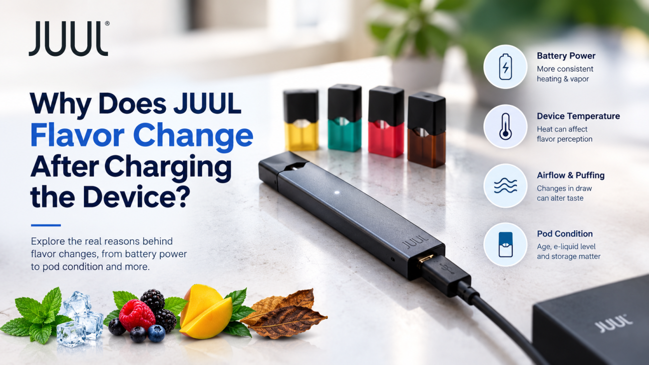 Does Charging a JUUL Change the Flavor? Here Is the Answer