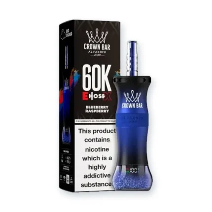 Al Fakher Crown Bar E-Hose 60000 Puffs Blueberry Raspberry