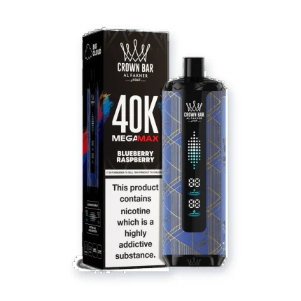 Al Fakher Crown Bar Blueberry Raspberry Mega Max 40000 Puffs