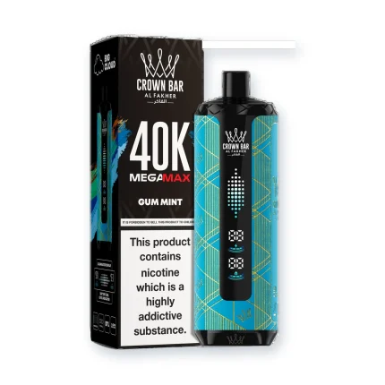 Al Fakher Crown Bar Gum Mint Mega Max 40000 Puffs