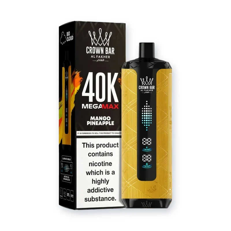 Al Fakher Crown Bar Mango Pineapple Mega Max 40000 Puffs
