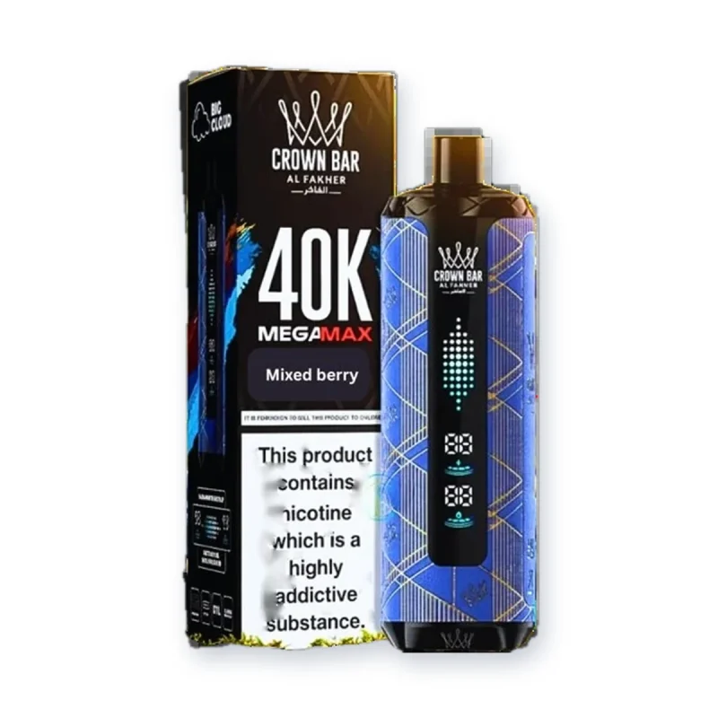 Al Fakher Crown Bar Mixed Berry Mega Max 40000 Puffs