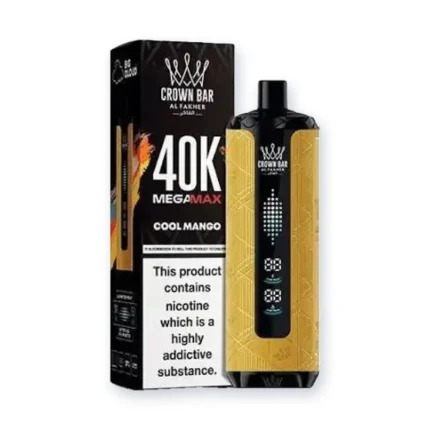 Al Fakher Crown Bar Mega Max 40000 Puffs Cool Mango