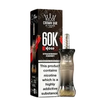 Al Fakher Crown Bar E-Hose 60000 Puffs Strawberry Cherry
